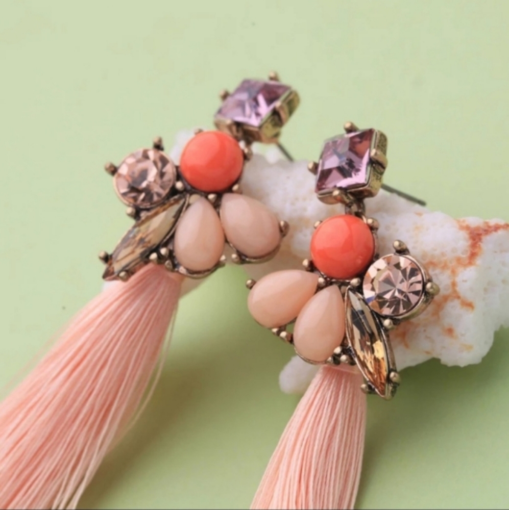 🔥BRAND NEW🔥Fringe Tassel Earrings 🧚‍♀️🎉💫 - Picture 6 of 8